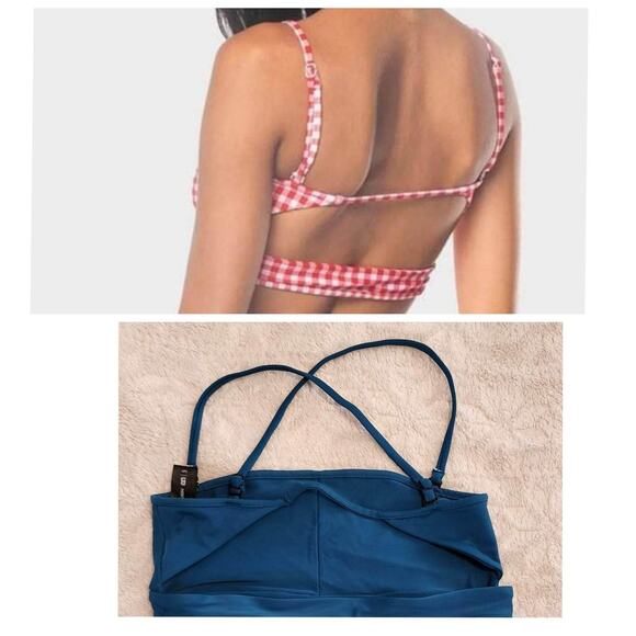 Blackbough Zoe Top Moderate Bottom Bikini 2pc Set Size S/L - Picture 3 of 12